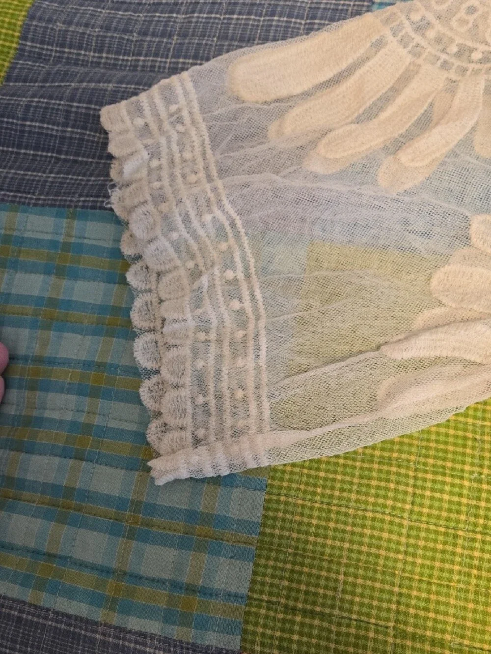 Shermie White Crochet Lace Coverup